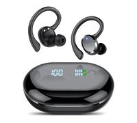 Auriculare Inalámbricos Deportivos, Auriculares Bluetooth 5.4 HiFi Estéreo, Cascos Inalambricos Bluetooth con IP7 Impermeable Dual LED Pantalla, 54H con Cancelacion Ruido ENC, Carga Rápida USB-C
