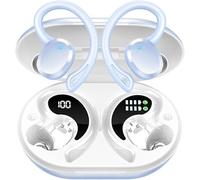 Auriculare Inalámbricos Deportivos, Auriculares Inalámbricos Bluetooth 5.3 con HD Mic, 48H Cascos Bluetooth HiFi Estéreo, Cancelacion Ruido ENC Auriculares Running, IP7 Impermeable/Pantalla LED