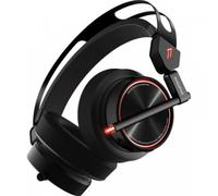 Auriculares 1MORE con cable, cancelación de ruido, micrófono y USB en negro