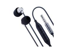 Auriculares 3MK Jack 3,5 mm con cable, micrófono y control de volumen, negros