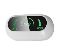 Auriculares abiertos - Auriculares de tubo abierto | Auriculares con clip para correr, ajuste seguro y duradero, auriculares inalámbricos reales con estuche de carga, a prueba de sudor, auriculares