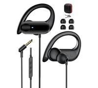 Auriculares abiertos AUX 3,5 mm para Redmi Note 14s 14 14Pro 15C Poco M7Pro, cable de 1,5 m con gancho para Redmi A5 Pad 2 SE 14C 13C 13x para Moto g56 G86 para oficina al aire libre hogar