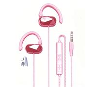 Auriculares abiertos con cable para ordenador portátil, auriculares de 3,5 mm con micrófono sobre la oreja con gancho para la oreja para iPhone 5 6S Plus para Galay A25 A15 A14 A03s A23 A52 para
