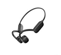 Auriculares abiertos de conducción ósea con reproductor MP3 de 32 GB, IPX8 resistente al agua para natación, Bluetooth-5.3, negro/gris + naranja (negro)