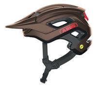 ABUS Casco MTB Cliffhanger MIPS - casco de ciclismo para senderos exigentes - con protección contra impactos MIPS y grandes aberturas de ventilación - para hombres y mujeres - cobre/rojo, talla S