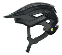 ABUS Casco MTB Cliffhanger MIPS - casco de ciclismo para senderos exigentes - con protección contra impactos MIPS y grandes aberturas de ventilación - para hombres y mujeres - negro mate, talla S