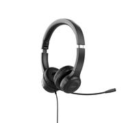 Auriculares Acer AHW154 con cable USB y jack 3,5 mm para oficina y call center negros