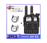 (Auriculares Aco) Walkie Talkie UV K5 UV K6 UV K58 Radio bidireccional 50-600 MHz Radio FM Codificador