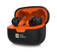 Auriculares AGM Buds 3 Bluetooth Negro/Naranja