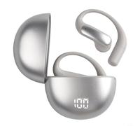 Auriculares alimentados por IA con traducción bidireccional en tiempo real y 5.4 para soporte de diálogo multilingüe sin problemas (plateado)