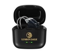 Auriculares amplificados chip digital amplificador de 16 canales dispositivo de amplificación de sonido recargable