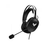 ASUS TUF Gaming H1 Gen II - Auriculares Ligeros de 297g, USB-A con Cable, Controladores de 40 mm, Sonido Envolvente Virtual 7.1, micrófono Team-Speak, Almohadillas duraderas, para PC, PS5 - Negro