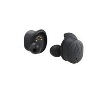 Auriculares Audio-Technica inalámbricos Bluetooth con micrófono y diseño deportivo negro
