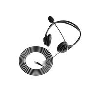 Auriculares Auriculares de 3,5 mm Examen Auriculares con Cable Operador Comercial Computadora Especial Audición Auriculares Multifunción, A
