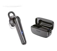 Auriculares Axtel BT25 inalámbricos Bluetooth con Cancelación de Ruido ENC, micrófono dual y carga USB-C, uso profesional mono, color negro