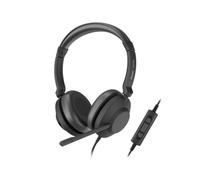 AURICULAR AXTEL ONE UC STEREO USB-A + ADAPT USB-C
