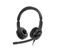 Auriculares Axtel con cable USB-A y Jack 3.5, Micrófono y Cancelación de Ruido