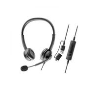 AURICULARES AXTEL FLOW STEREO USB-C + USB-A