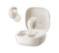 Auriculares Baseus Bass BD1 inalámbricos Bluetooth para uso diario con refuerzo de graves y resistencia IP55 blancos