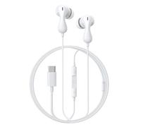 Auriculares Baseus Encok Cz20 con cable USB Tipo C para llamadas y música blancos