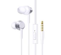 Auriculares Baseus ENCOK HZ11 con cable 3,5 mm para llamadas y deporte blancos