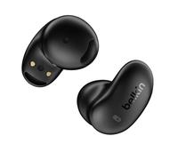Auriculares Belkin SoundForm Anywhere Inalámbricos y con cable Bluetooth para llamadas y música con protección IPX4 y cancelación de ruido, color negro