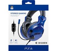 Auriculares BigBen con cable, micrófono ajustable y control de volumen para PS4/PS5