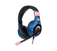 Auriculares BigBen V1 Fox con cable jack 3,5 mm Gaming diadema azul con micrófono plegable
