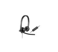 Auriculares Binaurales - Logitech - H570e - Negro - USB - Antiruido de respiración
