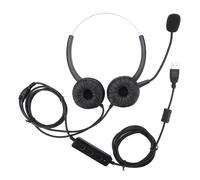 Auriculares binaurales para teléfonos Cisco, micrófono con cancelación de ruido para línea fija de doble auricular con sonido de banda ancha,