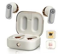 Auriculares Blackview Airbuds K2 inalámbricos Bluetooth 6.0 para niños diseño mascota blanco dorado