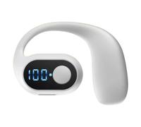 Auriculares Bluetooth 5.3 ligeros con gancho de sonido para llamadas, micrófono, pantalla M8j2, LED envolvente