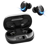 Auriculares Bluetooth 5.3 para música y llamadas, auriculares inalámbricos con calidad de sonido Hi-Fi y cancelación activa de ruido, conexi