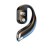 Auriculares Bluetooth 5.5 de una sola oreja, manos libres, inalámbricos, con batería de 68 horas, cancelación de ruido con micrófonos, sonido de alta fidelidad y pantalla de alimentación LED