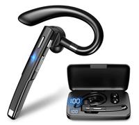Auriculares Bluetooth adaptables con doble conexión, auricular inalámbrico para oído izquierdo y derecho, cancelación de ruido, diseño