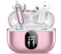 Auriculares Bluetooth, Auriculares Bluetooth 5.4 In Ear con 4 ENC Mics, Auriculares Inalámbricos HiFi Estéreo con APP, 36 horas Auriculares Bluetooth con Pantalla LED, IP7 Impermeables Auriculares