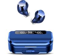 Auriculares Bluetooth, auriculares inalámbricos Bluetooth 5.3 con 4 micrófonos de cancelación de ruido ENC, auriculares inalámbricos 2026, 128 horas de tiempo de reproducción, indicador LED, IP7