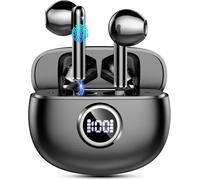 Auriculares Bluetooth, auriculares inalámbricos Bluetooth 5.4 con 4 HD Mic estéreo HiFi, auriculares in-ear 40H, auriculares deportivos IP7 resistentes al agua pantalla LED, auriculares inalámbricos