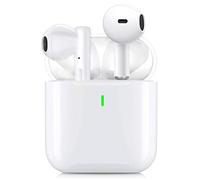 Auriculares Bluetooth, auriculares inalámbricos con micrófono, sonido estéreo HiFi en el oído, IPX7 resistente al agua, tiempo de reproducción 35H, control táctil, cancelación de ruido para llamadas