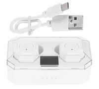 Auriculares Bluetooth binaurales Auriculares Bluetooth portátiles para uso en conducción (Blanca)