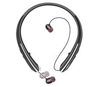 Auriculares Bluetooth con banda para el cuello, auriculares inalámbricos Bluetooth 5.4 con auriculares retráctiles, cancelación de ruido CVC8.0, 16 horas de reproducción, auriculares estéreo alrededor