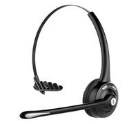 Auriculares Bluetooth con botón de silencio, conversaciones nítidas, ideales para uso en la oficina o en camiones, con 13 horas de tiempo de