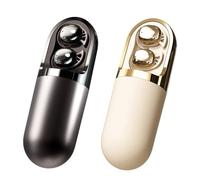 Auriculares Bluetooth con masaje vibratorio S13, tapones invisibles inalámbricos para quienes duermen de lado, auriculares Bluetooth 6.0 impermeables para dormir con estuche con vibración (A1)