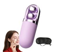 Auriculares Bluetooth con masaje vibratorio S13, tapones invisibles inalámbricos para quienes duermen de lado, auriculares Bluetooth 6.0 impermeables para dormir con estuche con vibración (Purple)