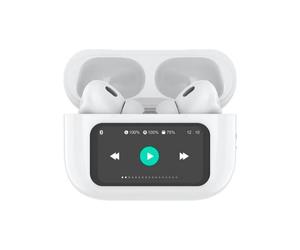 Auriculares Bluetooth - DCU TECNOLOGIC - 5.4 - Pantalla táctil - Autonomía 30 horas - Blanco