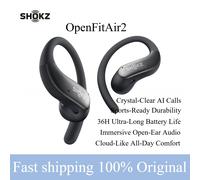 Auriculares Bluetooth de diseño abierto SHOKZ T520 OpenFit Air 2, con soporte para la oreja, que no se introducen en el oído y no utilizan la conducción ósea, ideales para practicar deportes y correr.
