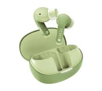 Fresh 'n Rebel Twins Fuse 2 Auriculares Inalámbricos Cancelación de Ruido - Sonido Nítido - 36h Autonomía - Bluetooth 6.0-2 Micrófonos para Llamadas - Carga Rápida - Antisalpicaduras (Wild Green)