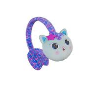 Auriculares Bluetooth Gabby Dollhouse con alcance de 10 metros, control de volumen, almohadillas de felpa suave con diadema ajustable, botones de reproducción/pausa/volumen/salto y 200 horas en espera