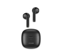 Auriculares Bluetooth In-Ear inalámbricos con Graves potentes con USB-C Quick Charge BT 5.0 HiFi 3D Stereo Sound True Wireless Earbuds con micrófono Integrado, Control táctil Super-Mini (Negro)