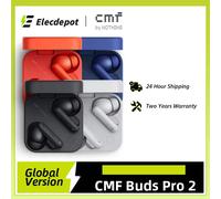 auriculares bluetooth inalámbricos CMF de Nothing Buds Pro 2 con cancelación activa del ruido híbrida de 50 dB 6 HD MICS IP55 Bluetooth 5.3 Orange